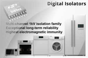 Wielokanałowe izolatory cyfrowe o izolacji 1 kV na rynek urządzeń AGD