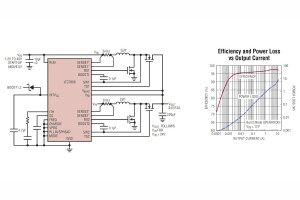 Kontroler 2-fazowego, jednowyjściowego konwertera DC-DC boost o napięciu wyjściowym do 40 V