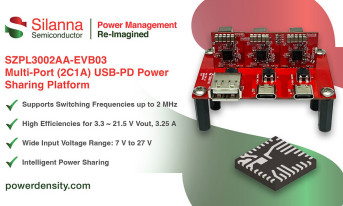 Płytka ewaluacyjna szybkiej 3-portowej ładowarki USB-PD o mocy 65 W