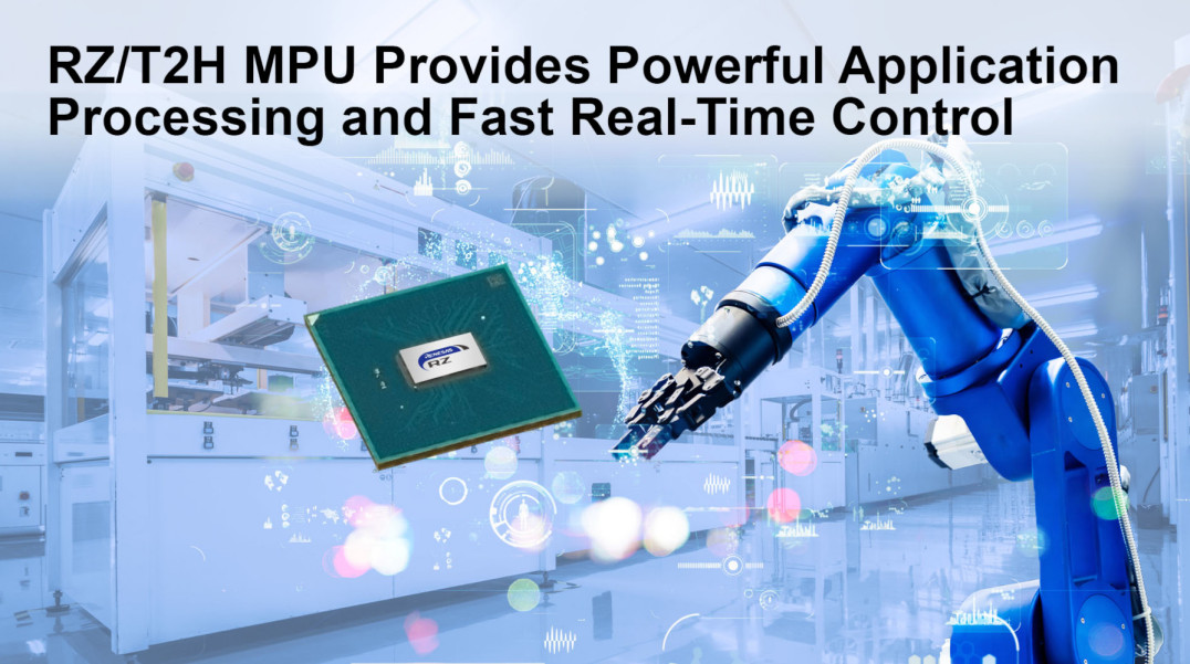 Zaawansowany mikroprocesor RZ/T2H do wieloosiowych układów napędowych