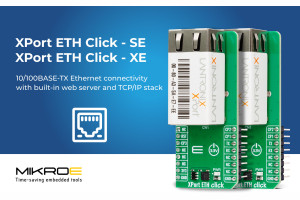 Płytka rozszerzająca standardu Click z interfejsem Ethernet i 256-bitowym szyfrowaniem AES