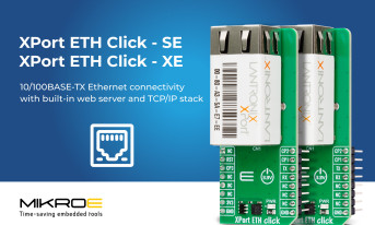 Płytka rozszerzająca standardu Click z interfejsem Ethernet i 256-bitowym szyfrowaniem AES
