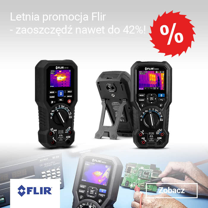 Promocja na wybrane narzędzia testowo-pomiarowe marki FLIR na www.conrad.pl! 