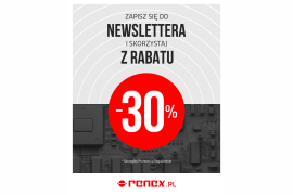 Promocja  -30% w sklepie internetowym RENEX