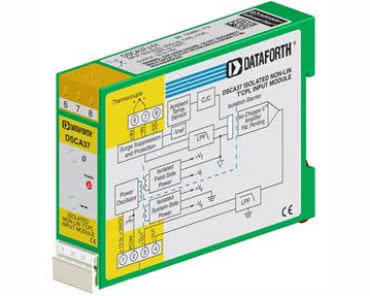 Dataforth DSCA37 – kondycjoner termopar, wyjście napięciowe lub prądowe