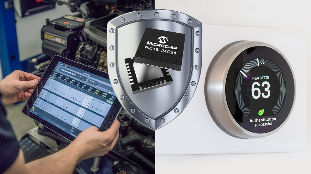 Seria mikrokontrolerów PIC18-Q24 z nowymi funkcjami zabezpieczania kodu i danych