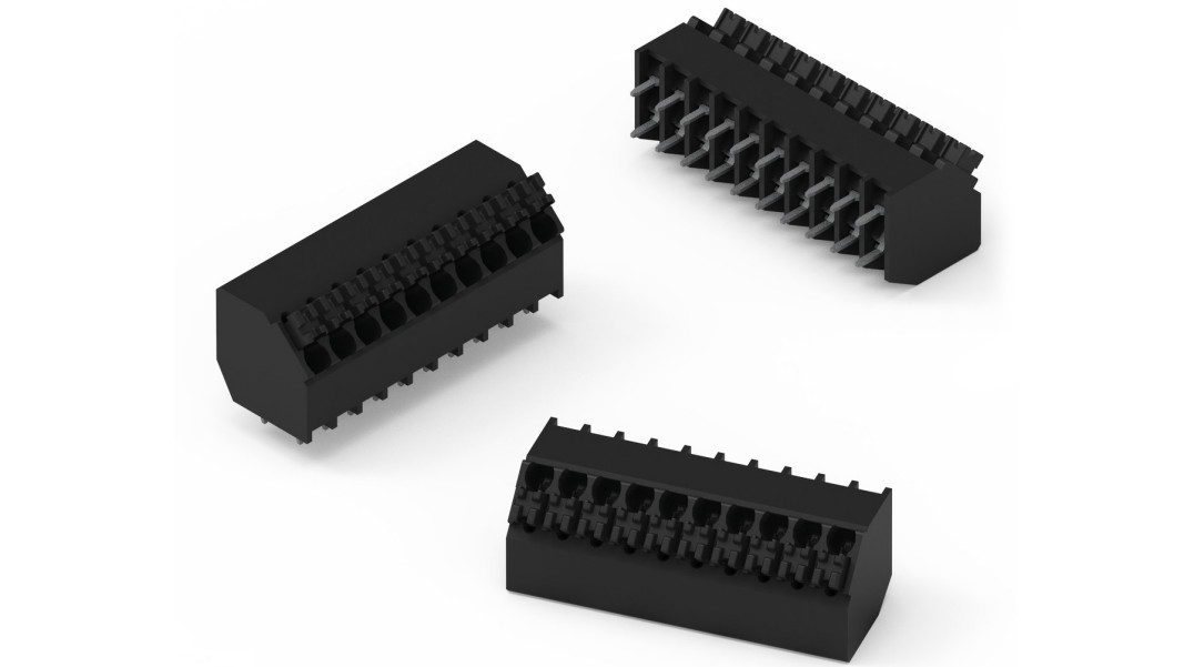 Bezśrubowe listwy zaciskowe THT/THR o rozstawie wyprowadzeń 3,5 mm i 3,81 mm