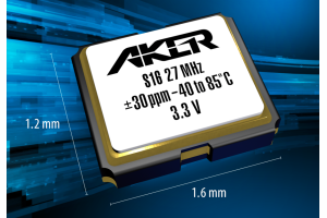 Oscylatory kwarcowe o wymiarach 1,6 x 1,2 x 0,7 mm na zakres częstotliwości 2,0...60 MHz