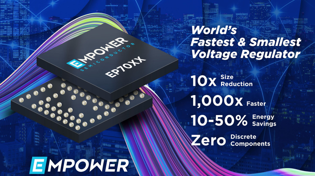 Szybkie regulatory napięcia o 10-krotnie większej gęstości prądu od układów konkurencyjnych