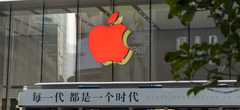 Drastycznie spada sprzedaż Apple'a w Chinach 