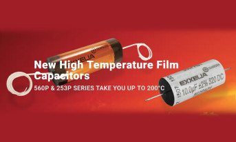 Wysokotemperaturowe kondensatory foliowe do pracy w temperaturze otoczenia do +200°C