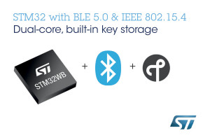 Wieloprotokołowy chipset Bluetooth 5/IEEE 802.15.4 z dwoma rdzeniami ARM Cortex