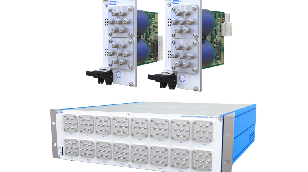 Multipleksery mikrofalowe PXI/PXIe i LXI na pasmo 67 GHz