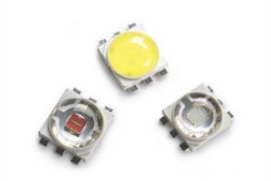 3-watowa dioda LED 160lm@700mA o wymiarach 5 x 4 x 1,85mm