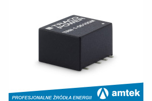 Przetwornice DC/DC, serii TRN 1 SM o mocy 1W do montażu SMD