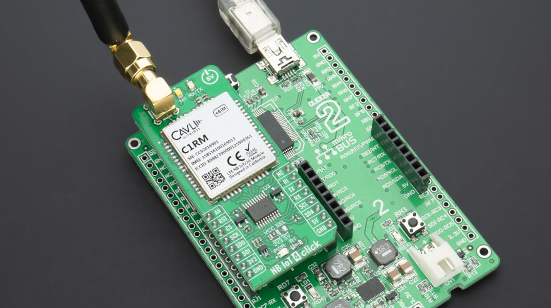 Płytka rozwojowa do aplikacji IoT korzystających ze standardów NB-IoT i 2G