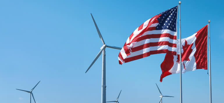 USA i Kanada zainwestują 12 bln dolarów w odnawialne źródła energii 