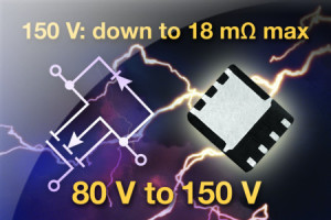 150-woltowy MOSFET o rezystancji kanału 18 mΩ