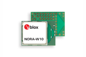 Przemysłowy moduł komunikacyjny Wi-Fi 4/Bluetooth 5.0 o wymiarach 14,3 x 10,4 x 1,8 mm