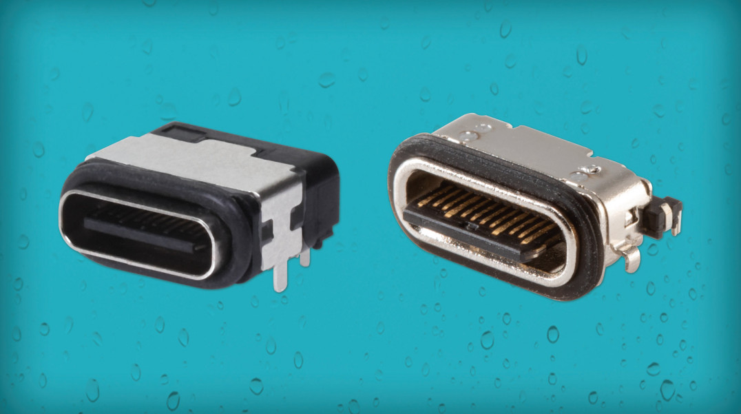 Wodoszczelne złącza USB-C o stopniu ochrony do IP68 i niezawodności 100 tys. cykli