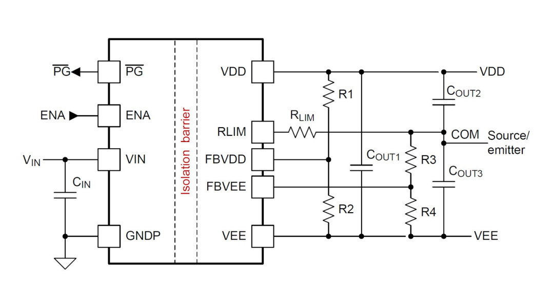 Konwerter DC-DC boost z izolacją >5 kV rms do instalacji samochodowych