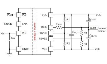 Konwerter DC-DC boost z izolacją >5 kV rms do instalacji samochodowych