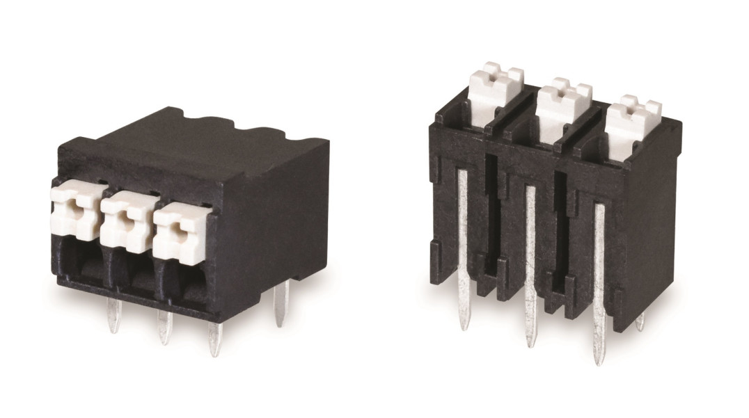 Bezśrubowe listwy zaciskowe o dopuszczalnej temperaturze pracy +130°C