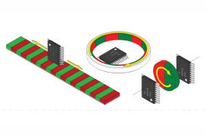 Uniwersalny, scalony enkoder magnetyczny o 15-bitowej rozdzielczości