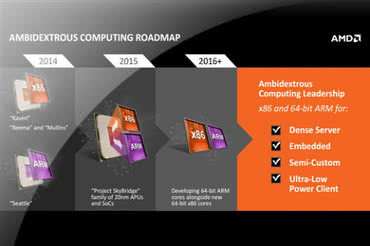 AMD udostępni wkrótce komplementarną platformę ARM i x86 