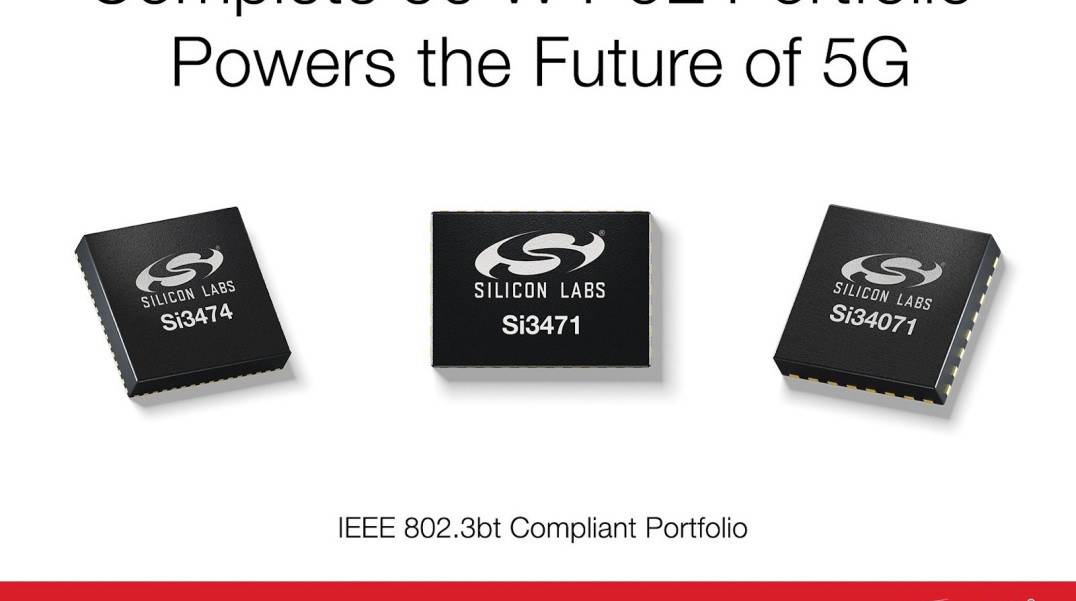 90-watowe kontrolery zasilania PoE IEEE 802.3bt do małych komórek 5G