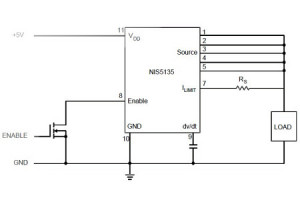 Programowalny bezpiecznik elektroniczny na zakres napięć pracy 3,1...18 V i prądów do 3,6 A