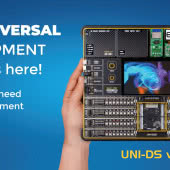 Uniwersalna płytka rozwojowa UNI-DS v8 do szybkiego prototypowania