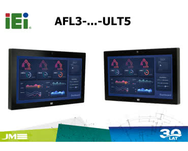 Komputer przemysłowy iEi AFL3-…-ULT5: wyższa wydajność, wyższa rozdzielczość, możliwe PoE