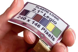 EIH i Plastic Logic oferują elastyczne kolorowe wyświetlacze 