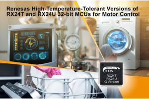 Wysokotemperaturowe wersje mikrokontrolerów RX24T i RX24U do układów napędowych