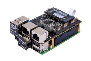 Nakładka HAT do Raspberry Pi 5 z dwoma portami 2.5GbE Ethernet i modułem M.2 NVMe SSD