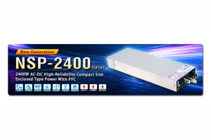 Kompaktowe zasilacze AC/DC z serii NSP-2400