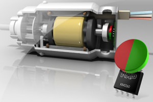 Analogowy czujnik magnetorezystancyjny AMR do układów komutacji silników bezszczotkowych