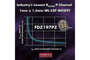 Miniaturowy p-kanałowy MOSFET 1,0 x 1,5mm o rezystancji kanału 64m?@4,5V