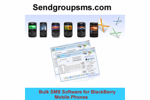 Bulk SMS Software for BlackBerry Mobile Phones