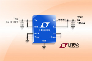 Konwerter DC-DC 100 mA o zakresie napięć wejściowych do 150 V