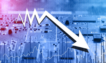 Sprzedaż półprzewodników: USA +40%, Europa -12%