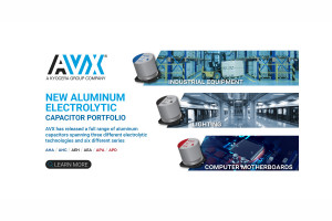 6 nowych serii aluminiowych kondensatorów elektrolitycznych w ofercie AVX