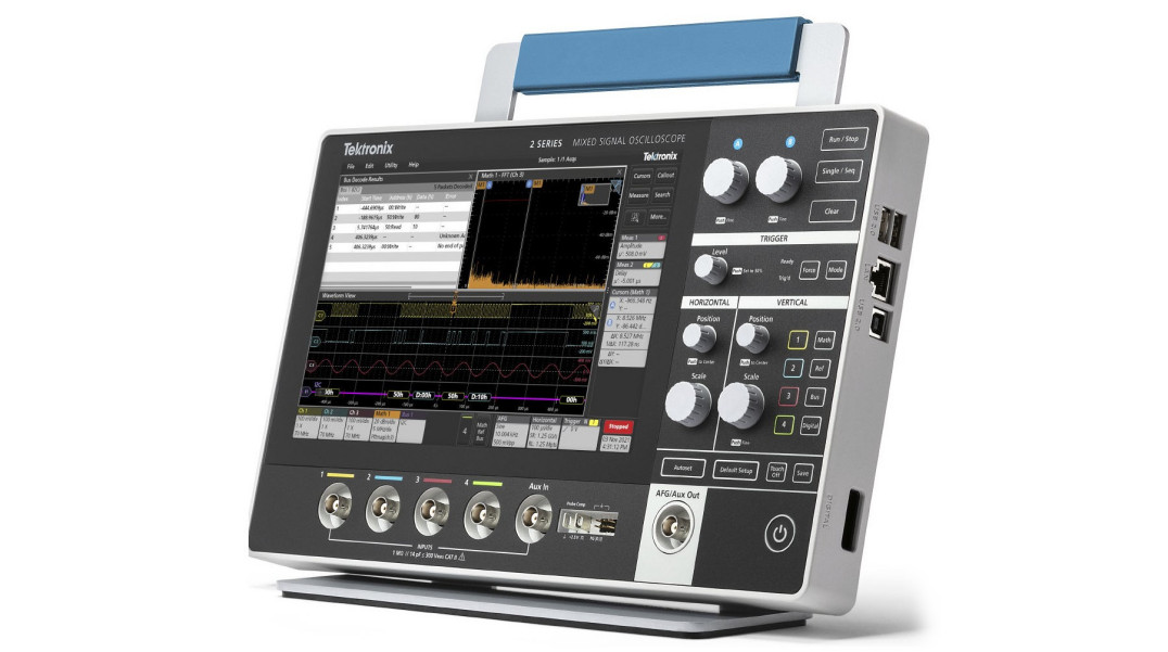 Seria przenośnych oscyloskopów MSO o grubości 38 mm z 10-calowym ekranem WXGA