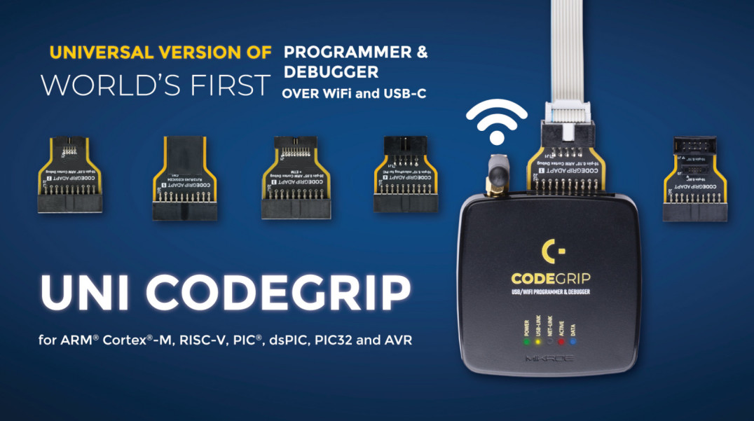 Uniwersalny programator/debugger z komunikacją przez USB-C i Wi-Fi