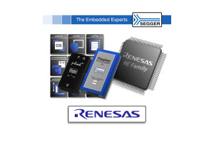 Portfolio produktów Segger dostępne dla mikrokontrolerów Renesas z rodziny RE