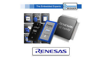 Portfolio produktów Segger dostępne dla mikrokontrolerów Renesas z rodziny RE