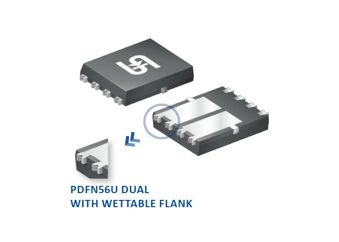 Podwójny 40-woltowy tranzystor MOSFET do elektroniki samochodowej
