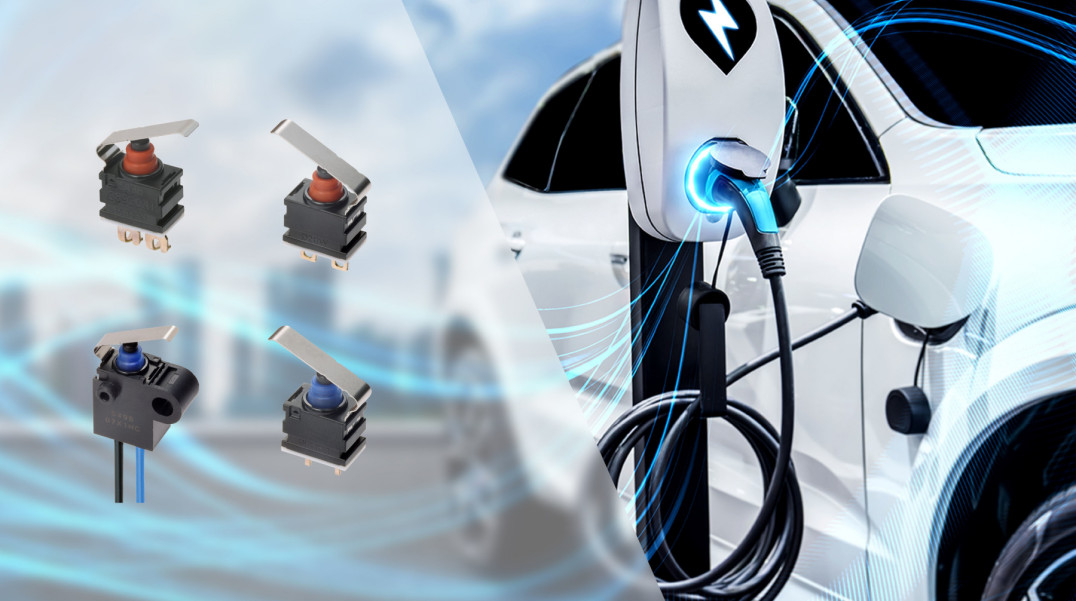 Mikroprzełącznik krańcowy z dźwignią serii D2GW o zwiększonej sile nacisku/zwalniania