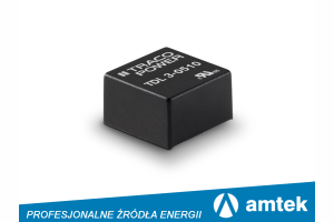 Przetwornica DC/DC o mocy 3 watów – Traco Power, seria TDL 3